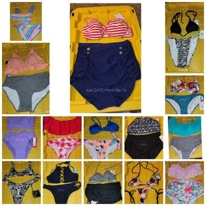 Reseller Lot of 15 Brand New Bikinis with Tags